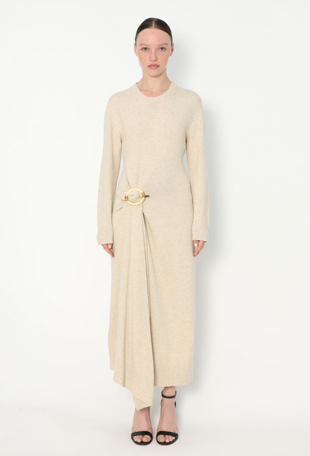Céline Collector F/W 2018 Brooch Knit Dress - 1