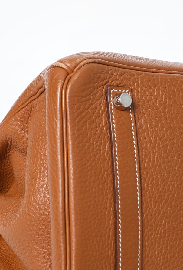 Hermès Gold Taurillon Clémence Birkin 35 - 9