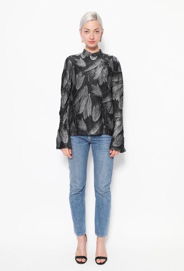 Dior F/W 2009 Brocade Leaf Top - 3