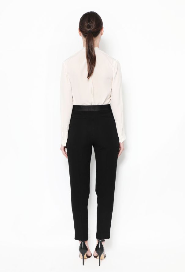 Céline Resort 2010 Black Smoking Trousers - 4