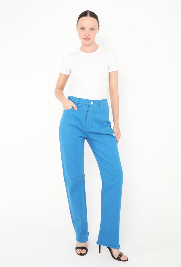 Céline Frayed Hem Jeans – Azure Blue (Pre-Fall 2018) - 3