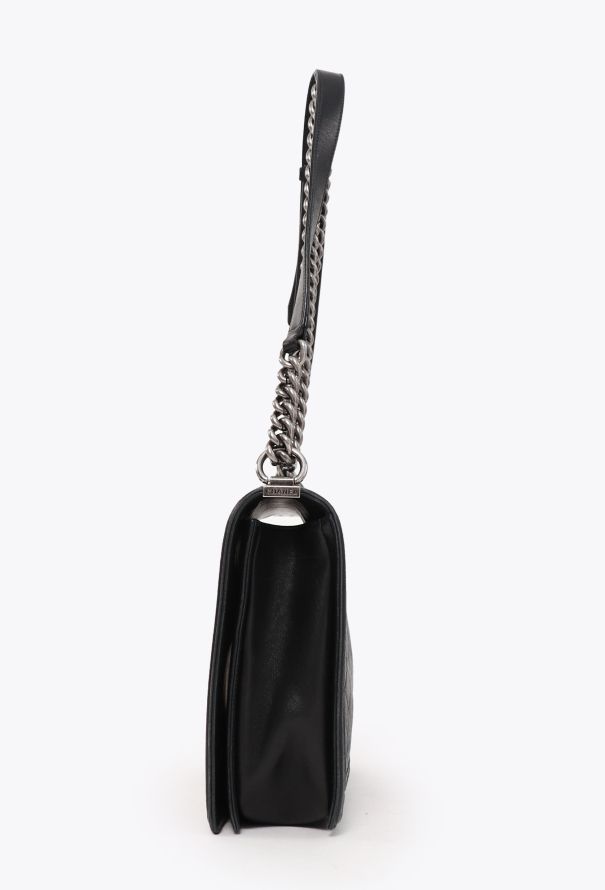 Chanel Black Maxi Boy Bag - 5