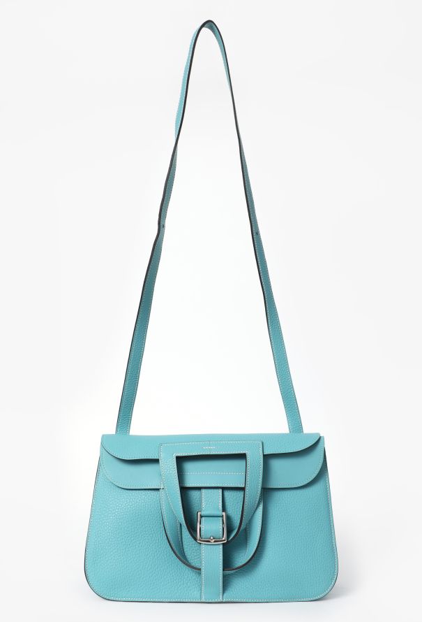 Hermès Bleu Jean Taurillon Clémence Halzan 31 - 3