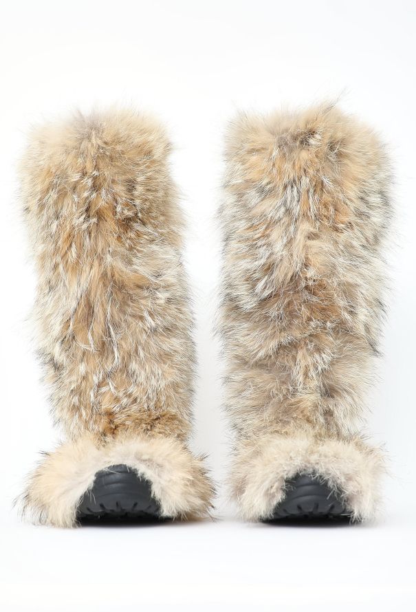 Ralph Lauren Purple Label Dasha Fur Boots - 3