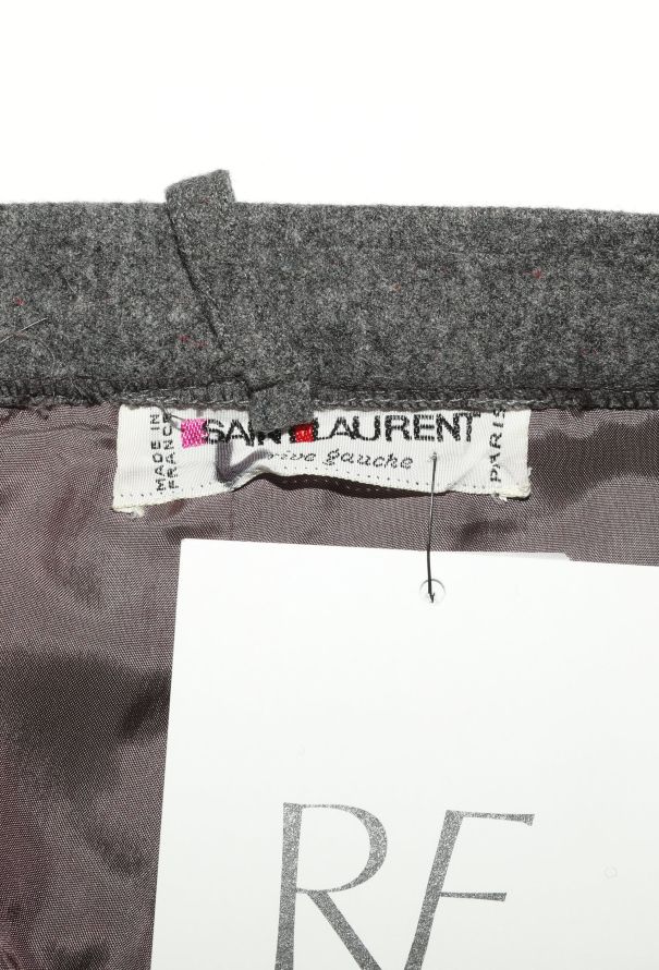 Saint Laurent '70s Felted Straight-Leg Trousers - 5