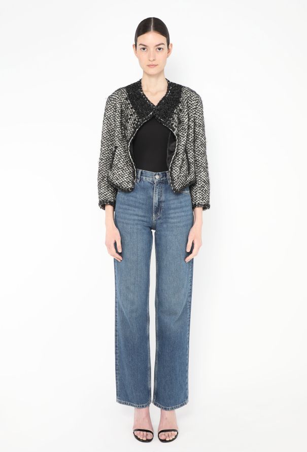 Jean Paul Gaultier Vintage Tweed Gradient Trim Jacket - 3