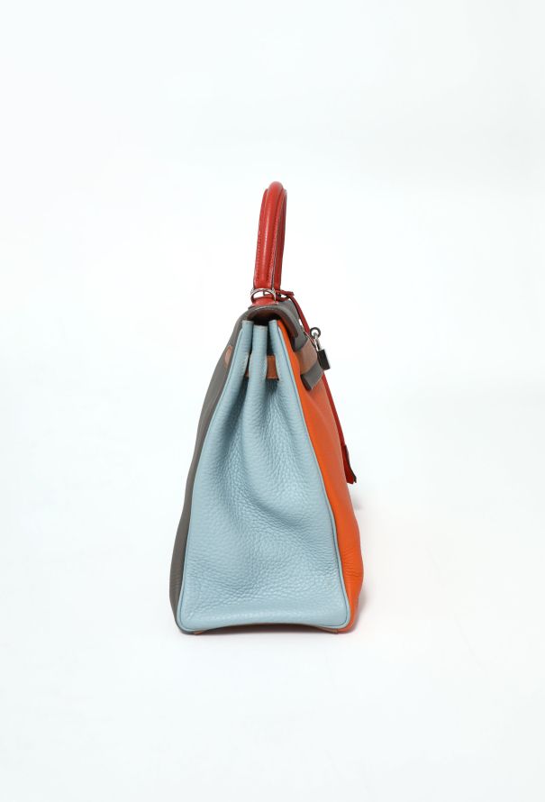 Hermès Limited Edition Kelly Arlequin Retourné 35 - 6