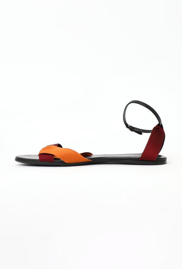 The Row Silk Ribbons Flat Sandals - 4