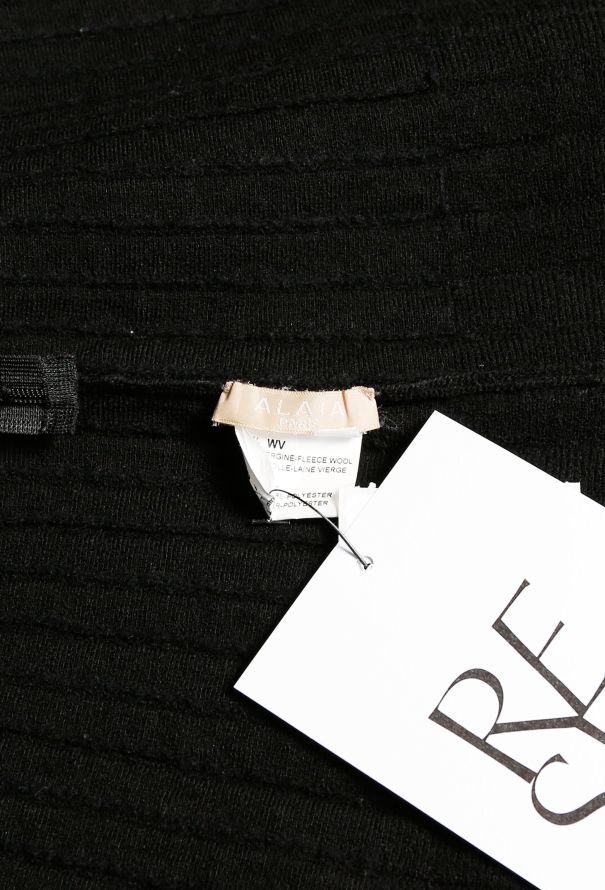 Alaïa Pleated Knit Skater Skirt - 4
