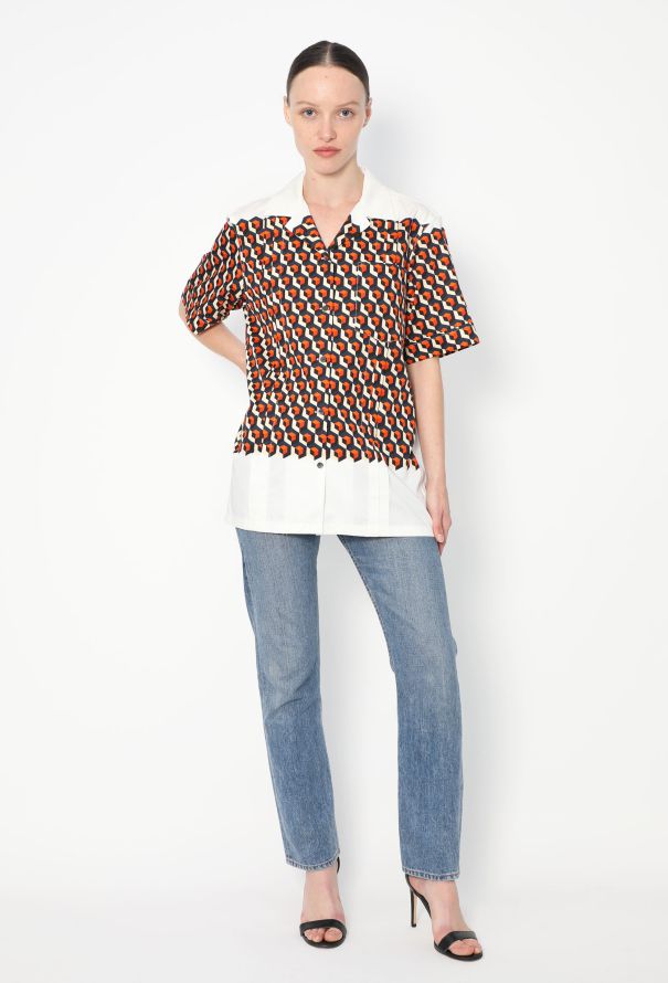 Dries Van Noten F/W 2017 Cotton Printed Top - 4