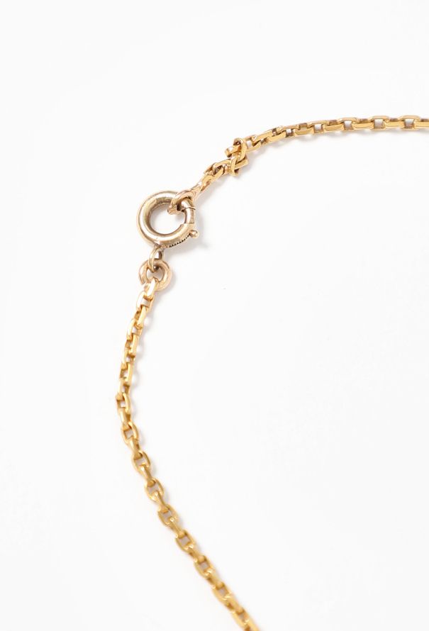 Vintage Fine Jewelry Art Nouveau 18k Yellow Gold & Pearl Necklace - 6