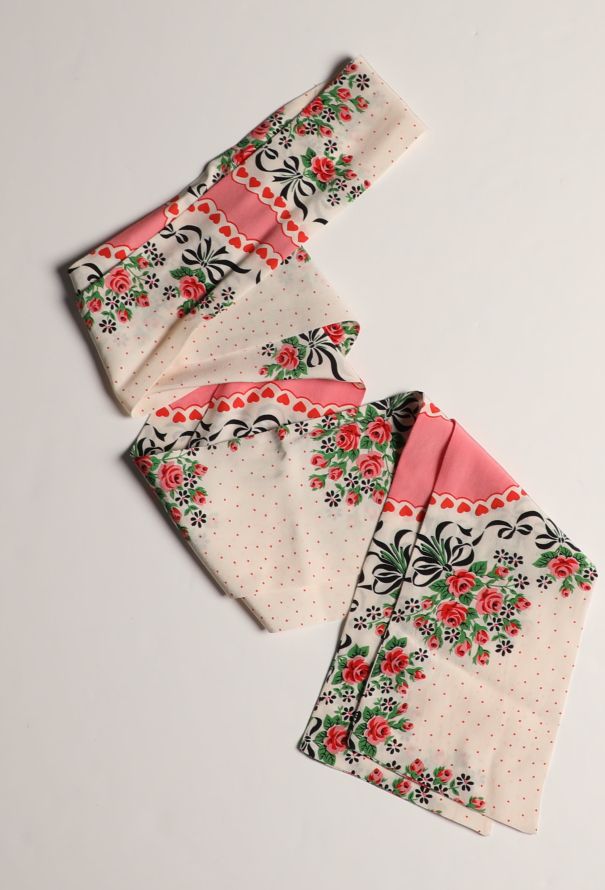 Rodarte 2020 Floral Belted Silk Kimono - 7