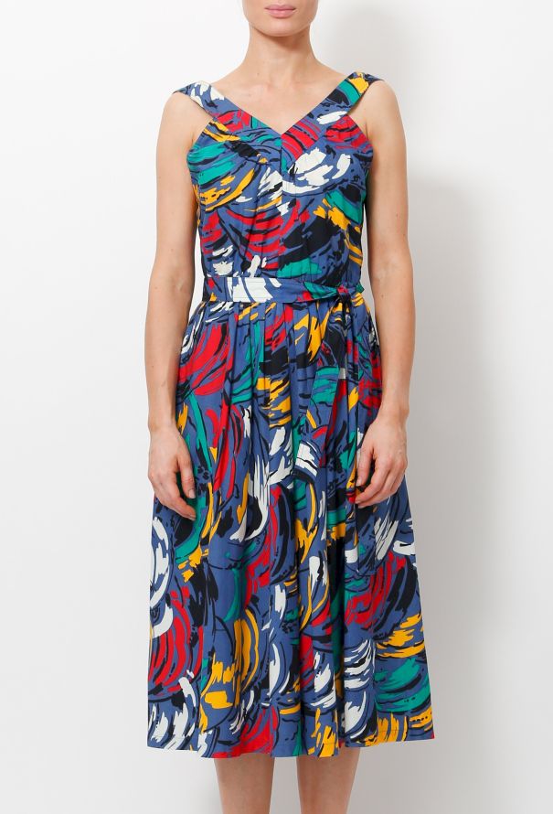 Saint Laurent S/S 1985 Summer Day Dress - 4
