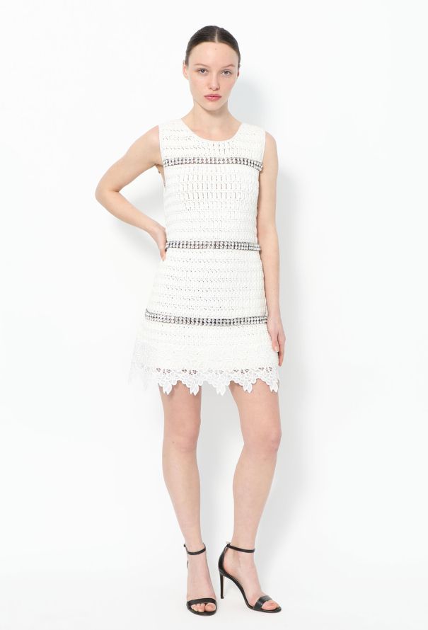 Dolce & Gabbana S/S 2011 Strass Crochet Dress - 4