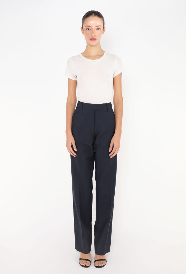 Miu Miu S/S 2025 Mohair Crepe Trouser - 3