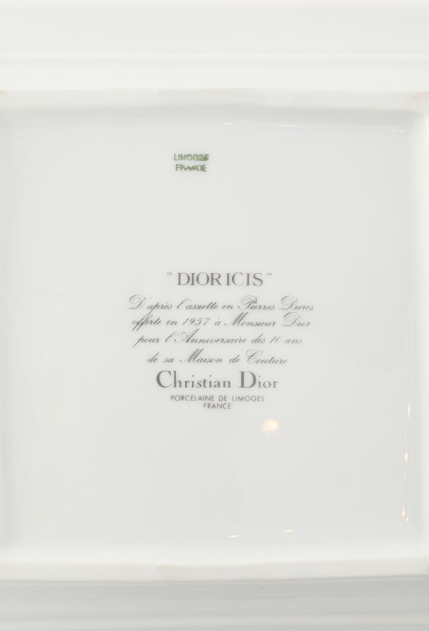 Dior Limoges 'Dioricis' Anniversary Ashtray, 1970s - 5