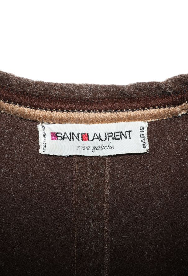 Saint Laurent RARE Fall 1977 Berbère Toggle Coat - 7