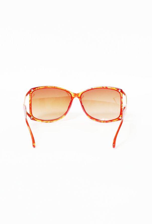 Christian Dior Vintage Graphic Frame Sunglasses - 4