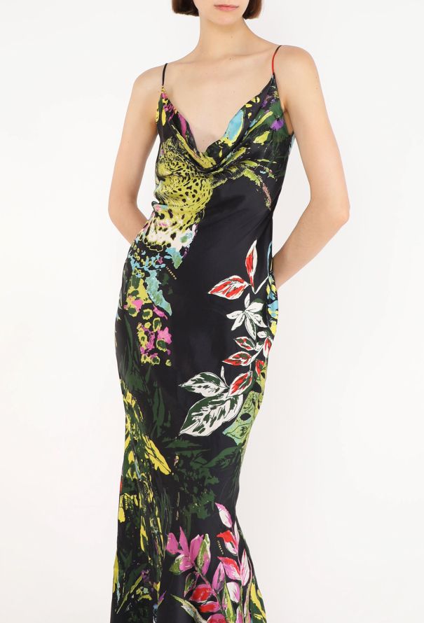 Iceberg Crystal Jaguar Silk Dress, 2004 - 4