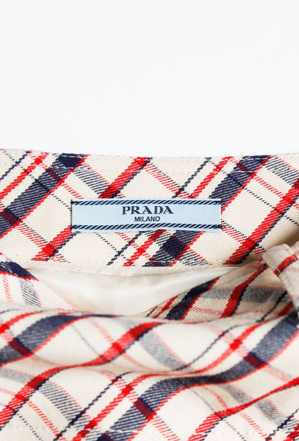 Prada Resort 2020 Plaid Pleated Skirt - 5