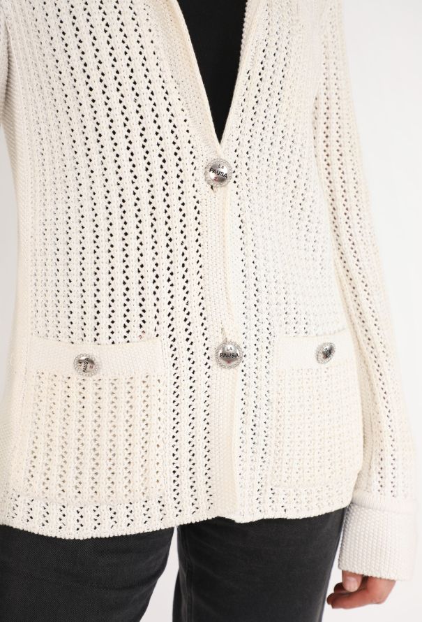 Chanel La Pausa Open-Knit Cardigan, Resort 2019 - 3