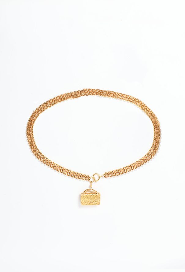 Chanel Late '70s 'Timeless' Chainlink Belt - 1