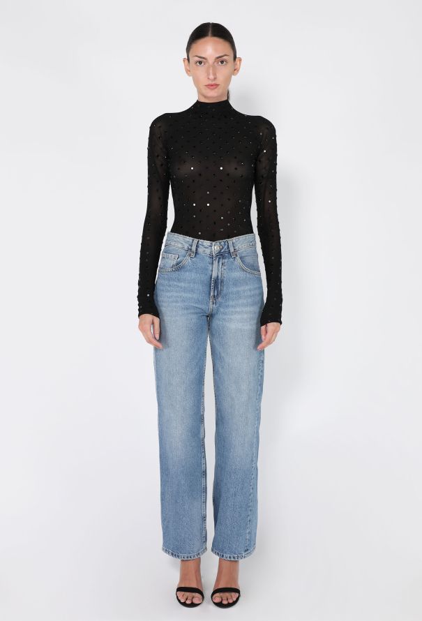 Alaïa Crystal Embellished Bodysuit, 2022 - 3