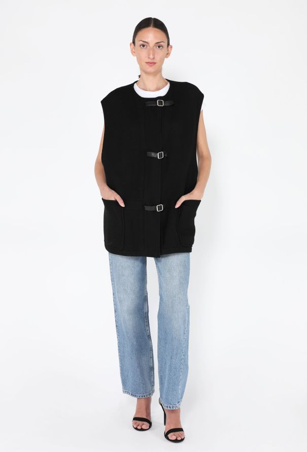Hermès Leather Buckle Gilet, F/W 2000 - 1