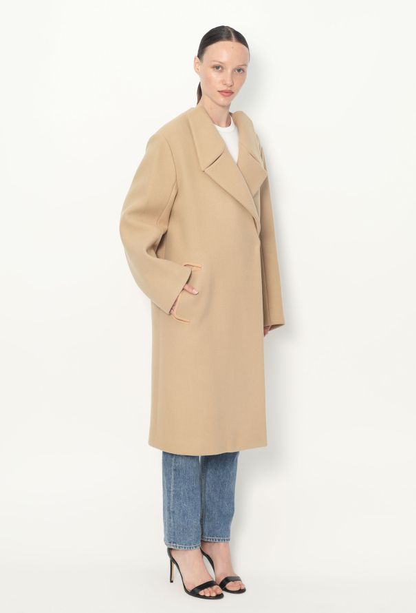Chloé Resort 2013 Notched Wool Coat - 5