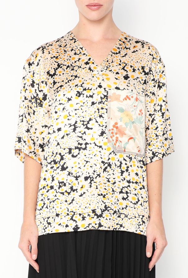 Céline S/S 2015 Floral Silk Blouse - 4