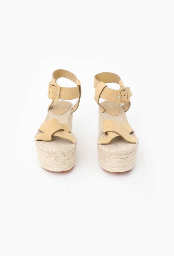 Céline Suede Platform Espadrilles - 3