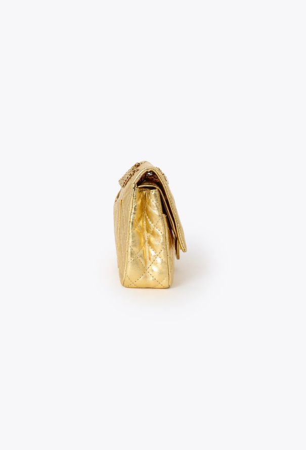 Chanel Gold 2.55 Medium Flap Bag - 4