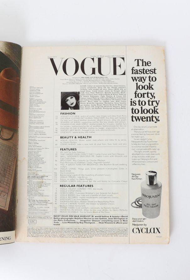 VOGUE UK 1973 Ingmari Lami Cover Set - 6