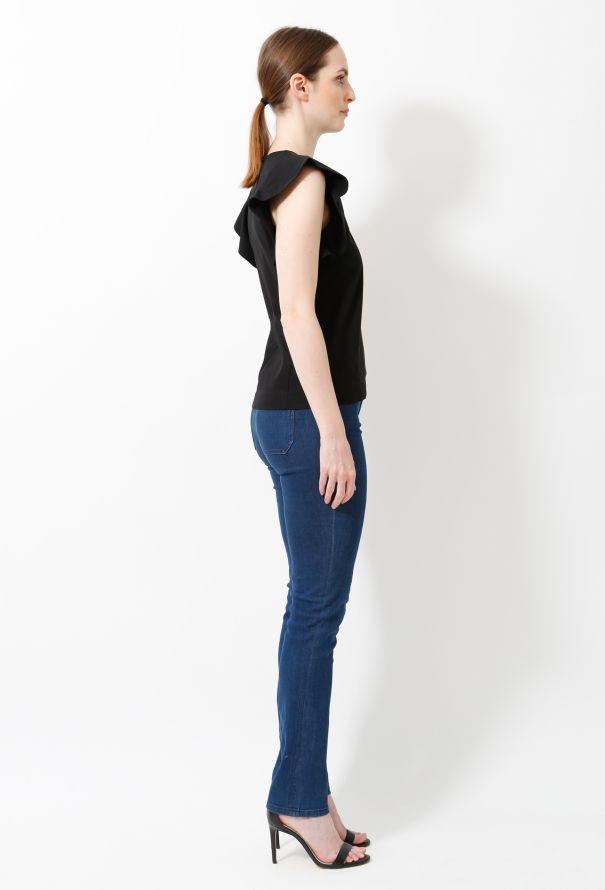 Céline Ruffled Sleeved Top - 3