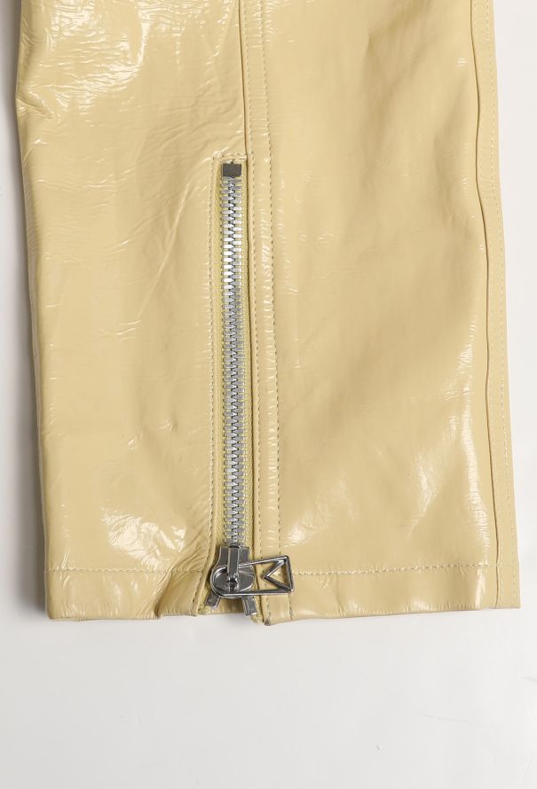 Bottega Veneta F/W 2021 Leather Zipper Trousers - 9