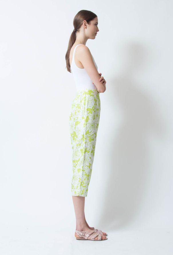 Lime Capri Pants - 2