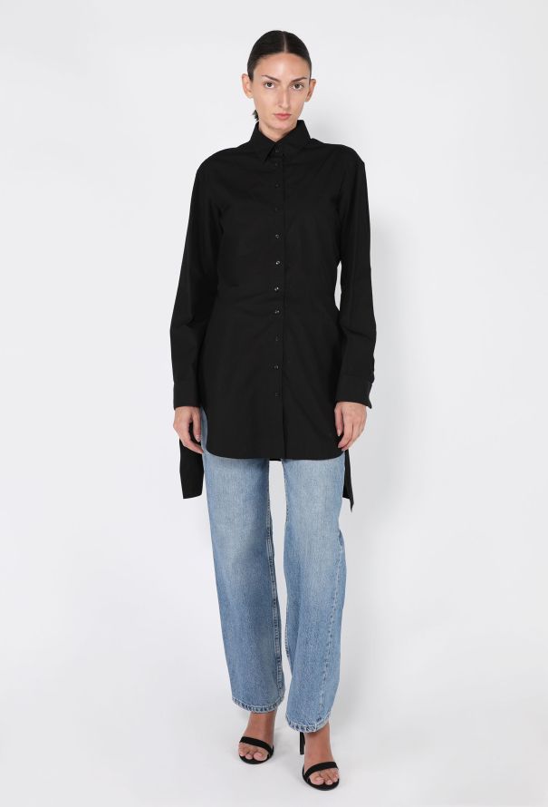 Alaïa Fluted Peplum Shirt - 4