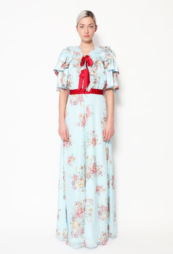 Rodarte F/W 2022 Floral Ruffled Jumpsuit - 1