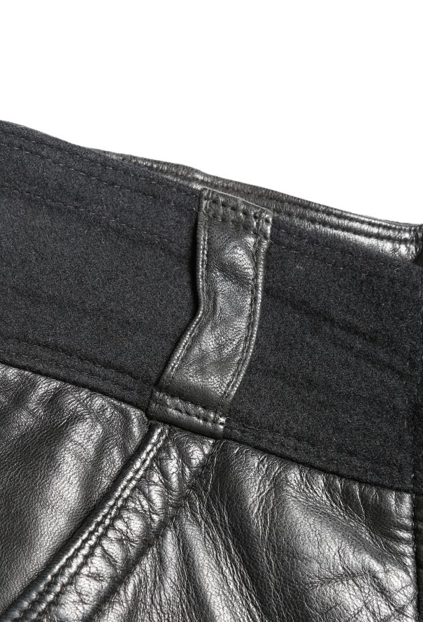 Gianni Versace '80s High-Wasted Leather Pants - 6