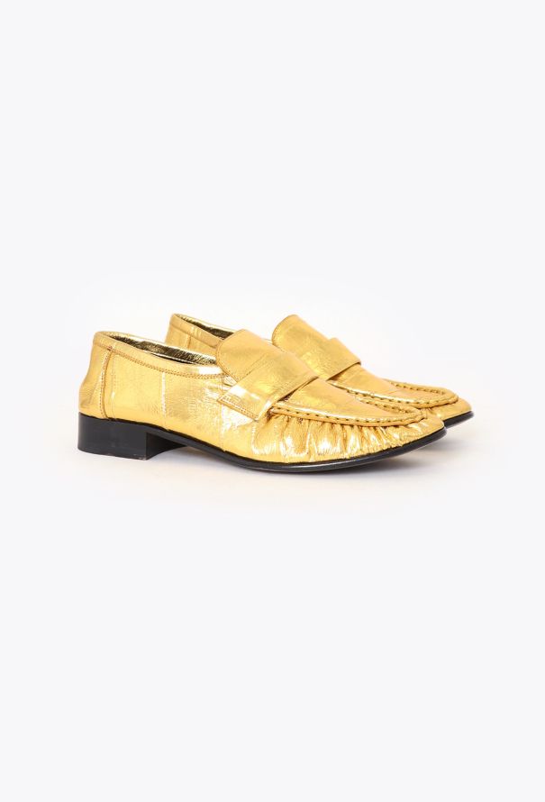 The Row Resort 2023 Metallic Soft Loafers - 3