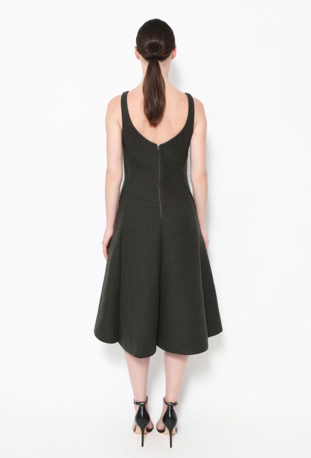 Céline F/W 2013 Wool Trumpet Dress - 4