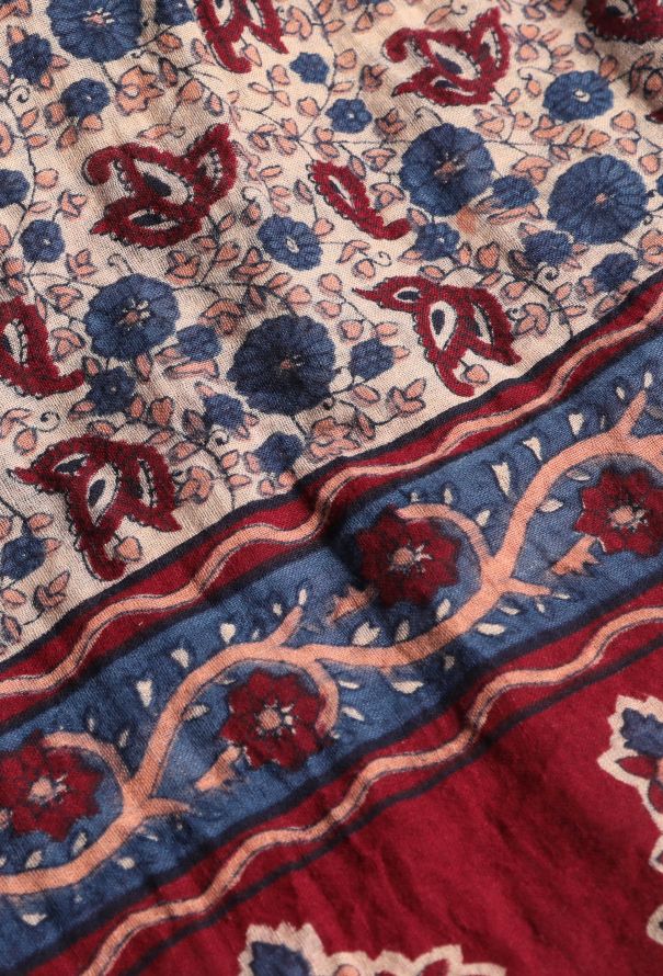 World Treasures '70s Authentic Block Print Skirt - 7