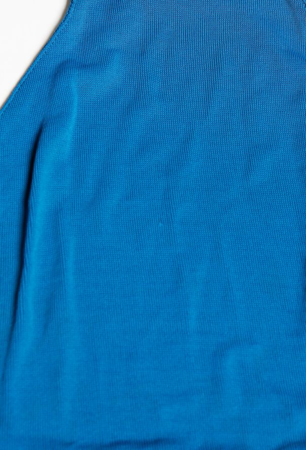 Alaïa 90s Cyan Top & Skirt Ensemble - 5
