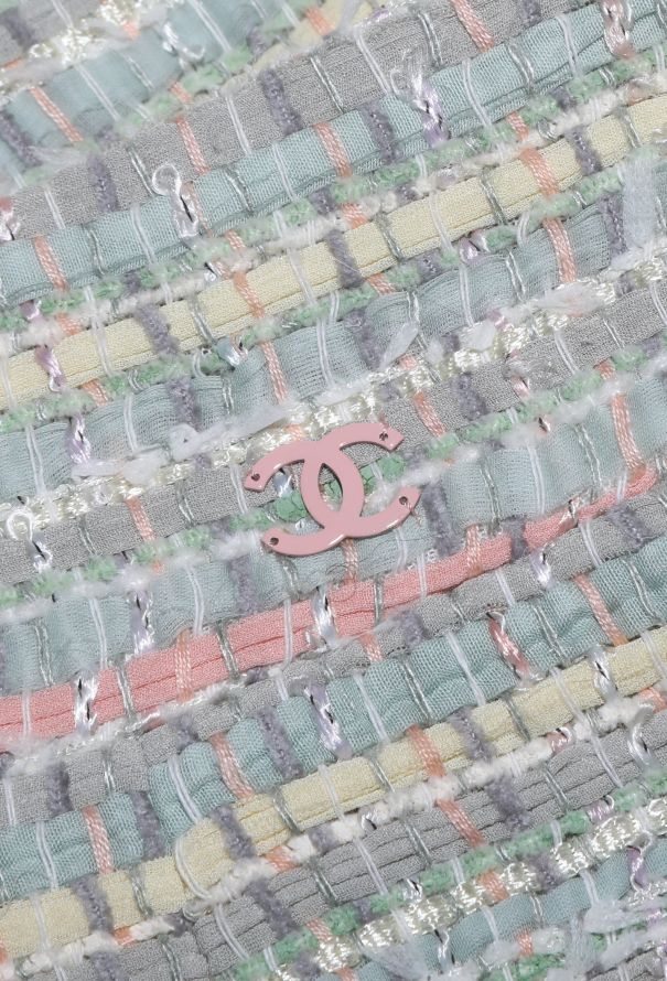 Chanel ICONIC S/S 2005 Pastel Silk Tweed Ensemble - 10