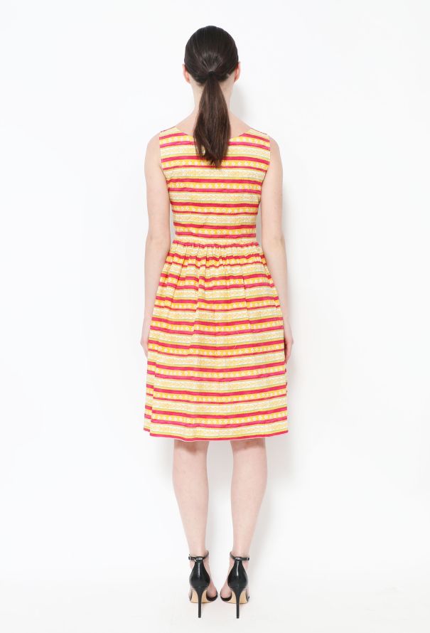 Prada Striped Cotton Dress - 3