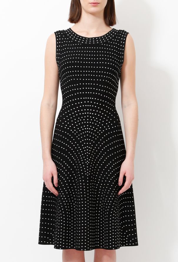 Alaïa S/S 2017 Flared Polka Dot Dress - 4