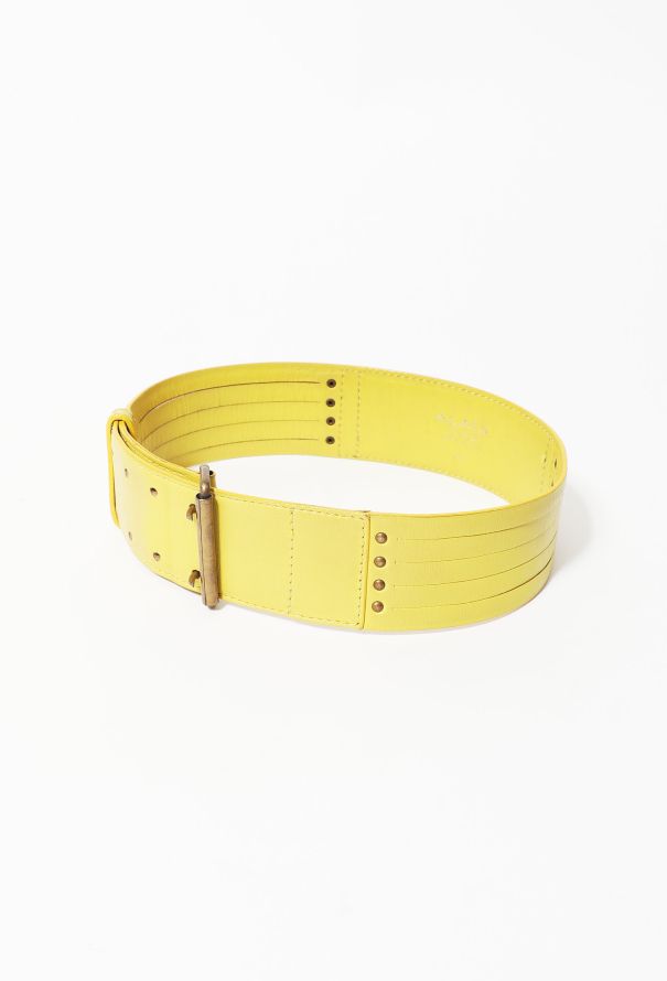 Alaïa Vintage Studded Slit Belt - 3