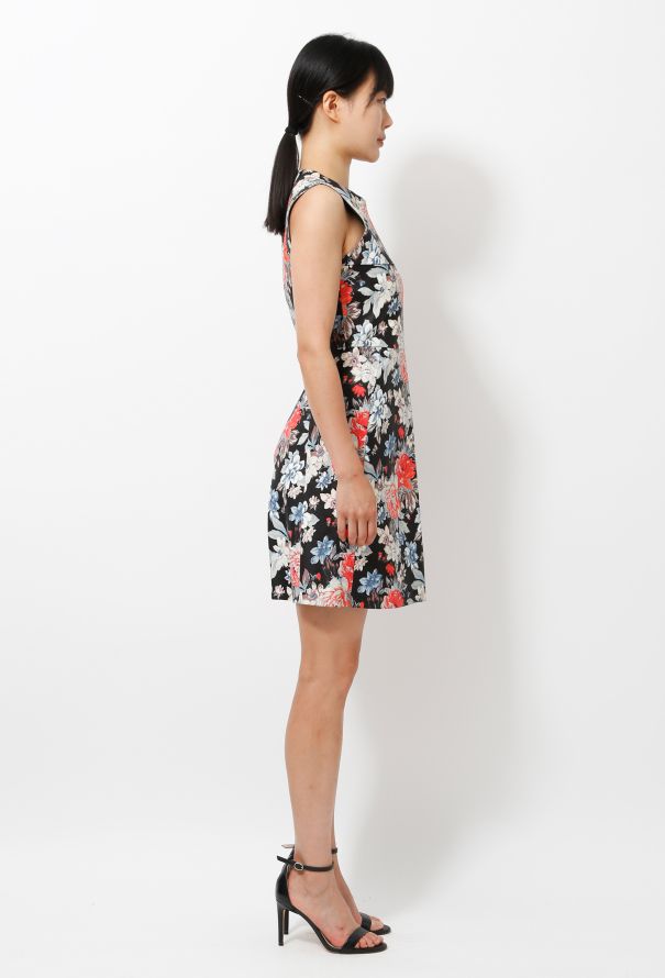 Céline Resort 2012 Floral Leather Dress - 5