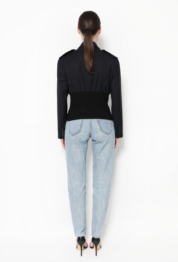 Dolce & Gabbana Early 2000s Ribbed Blazer - 4