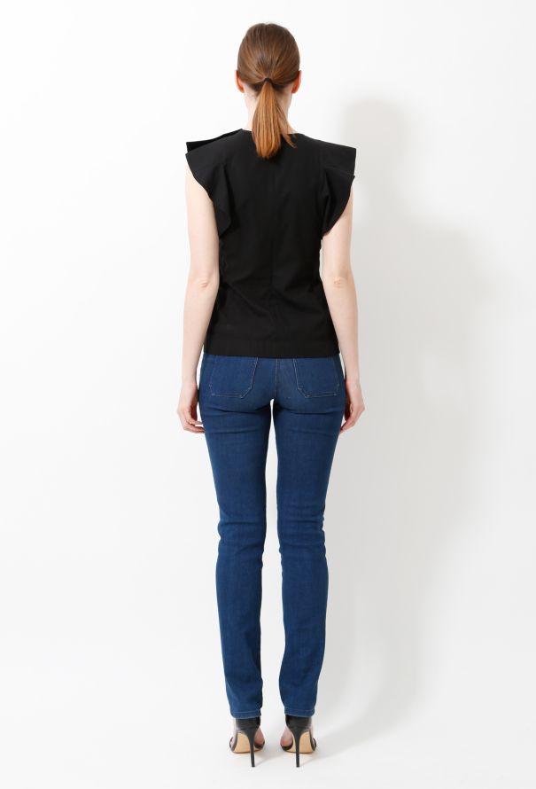 Céline Ruffled Sleeved Top - 4
